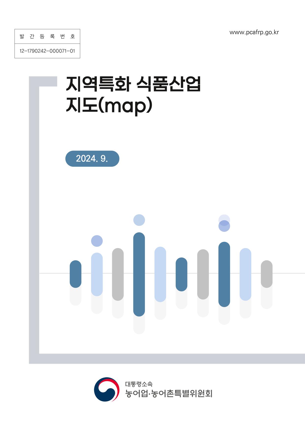 지역특화 식품산업 지도(map) 사진